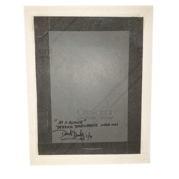 Original Drawing "At a Glance" Derrick Dasenbrock 1995 1/3 Furry Anthropomorphic - Picture 5 of 6